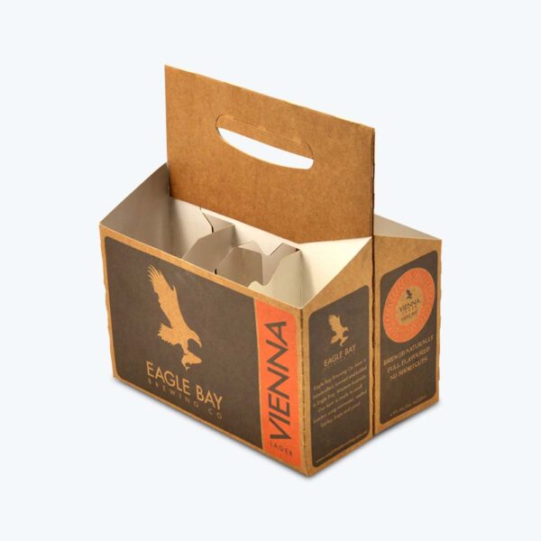 Custom 6 Bottles & Packs Beer Carrier Boxes