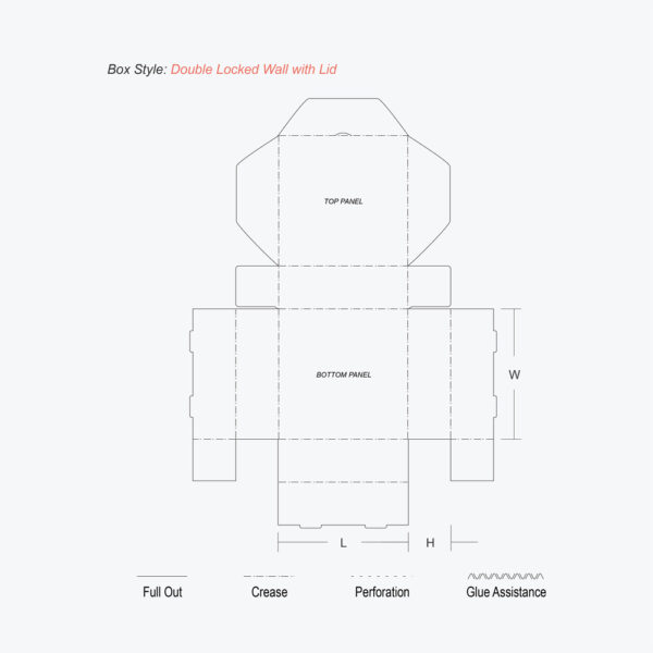 Double Locked Wall Lid Boxes - Image 2