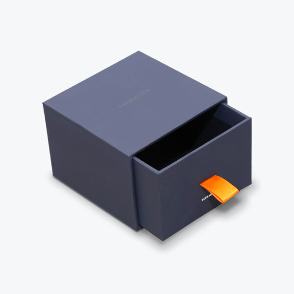 Drawer Style Black Watch Box with Insert