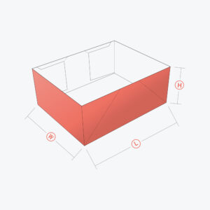 Four Corner Tray Boxes
