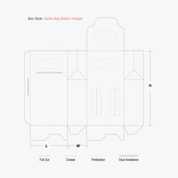 Gable Bag Bottom Hanger Boxes - Image 3
