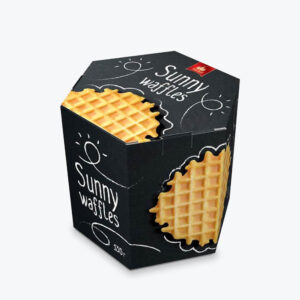 High Quality Waffles Packaging Boxes with Logo