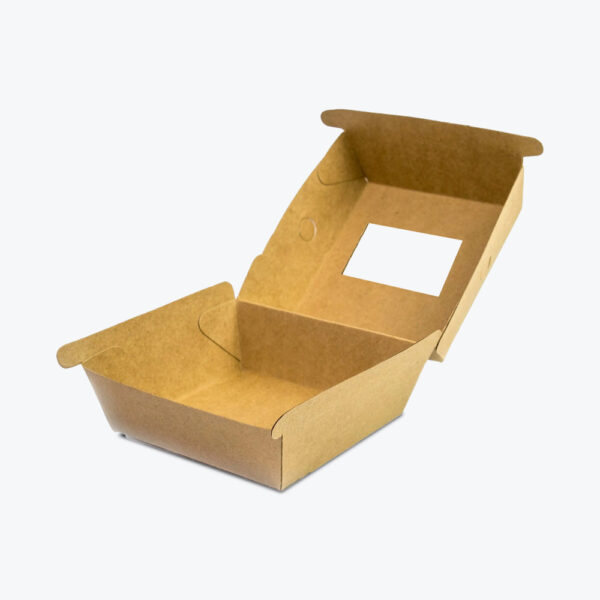 Corrugated Burger Boxes with Window