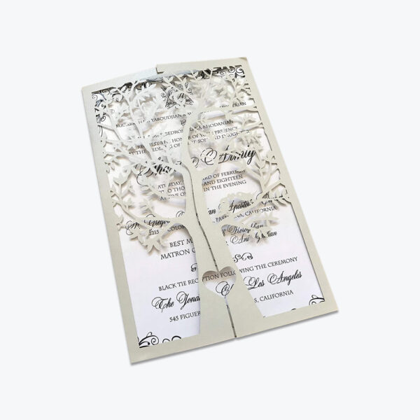 Custom Invitation Cards with Insert - Image 2