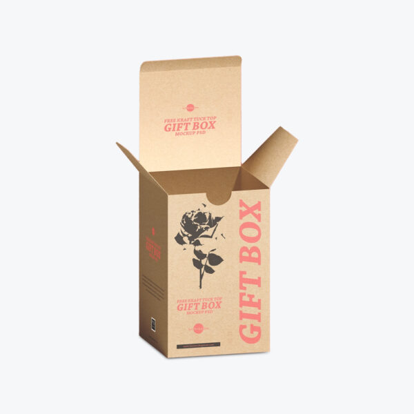 Custom Printed Kraft Tuck Top Boxes - Image 2