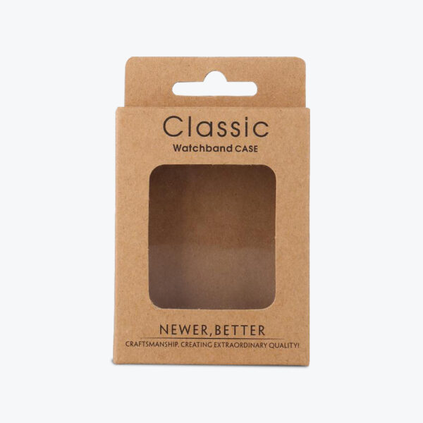 Kraft Hanger Boxes with Window