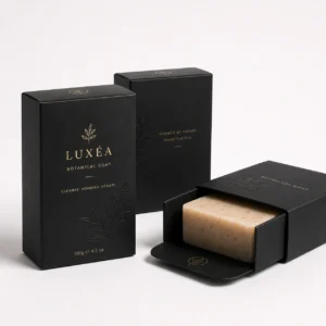 Custom Black Soap Boxes