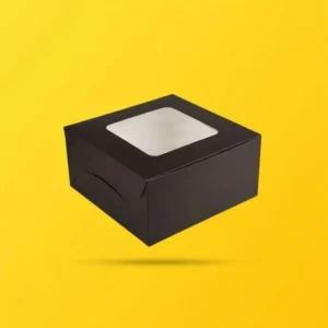 Custom Black Cake Boxes